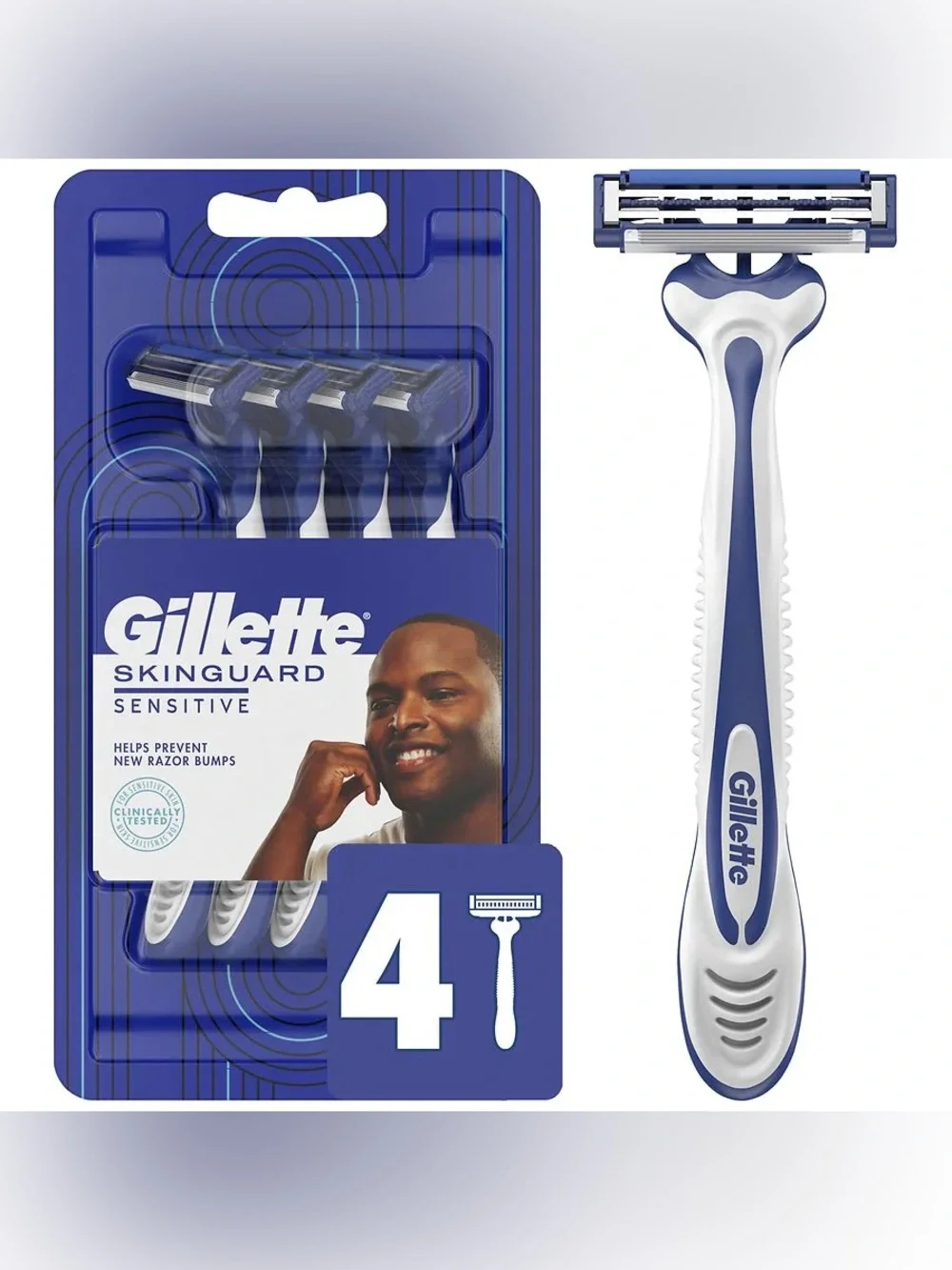 Gillette Sensor 3 & Gillette Skinguard Sensitive Shaving Pack of 7 Razors